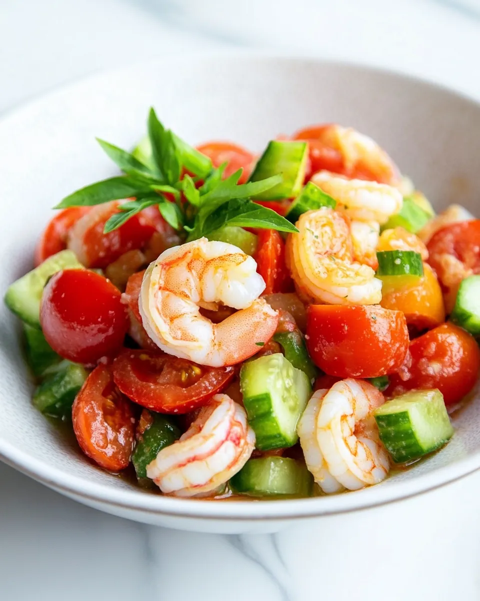 Tomato Shrimp Salad