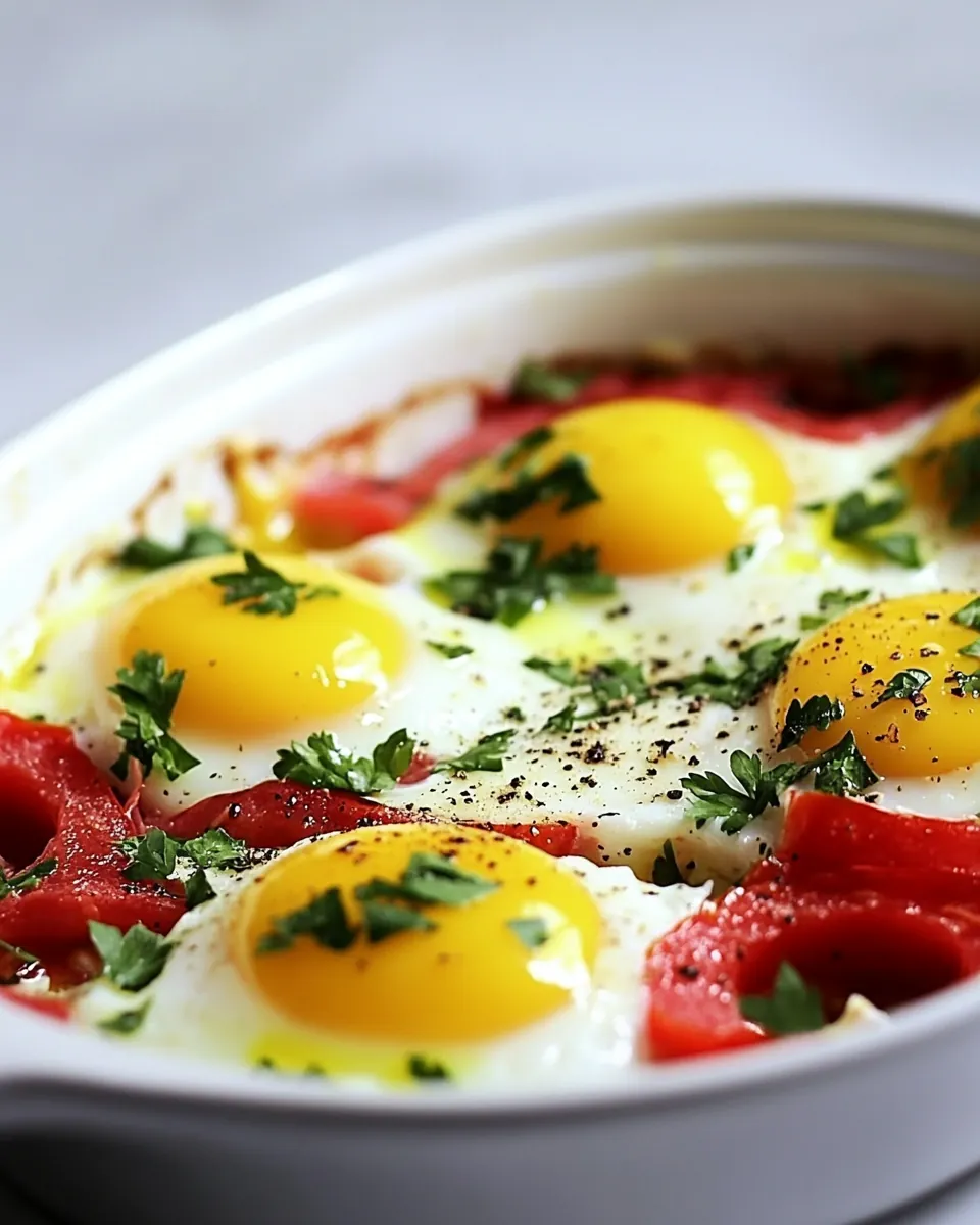 Tomato Baked Eggs
