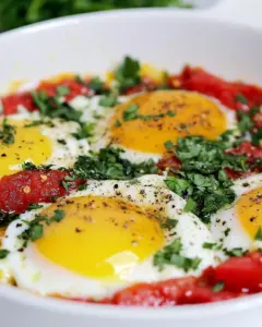 Tomato Baked Eggs