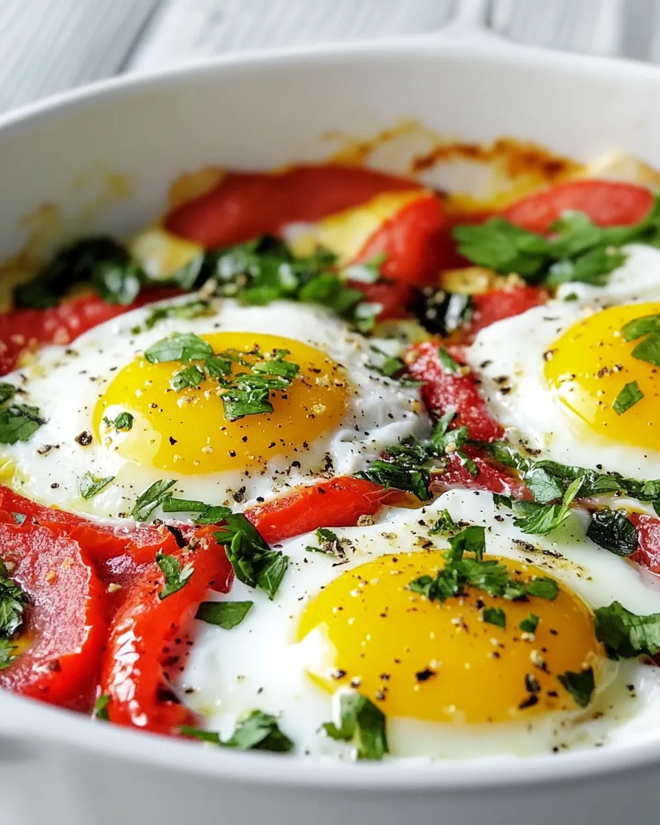 Tomato Baked Eggs