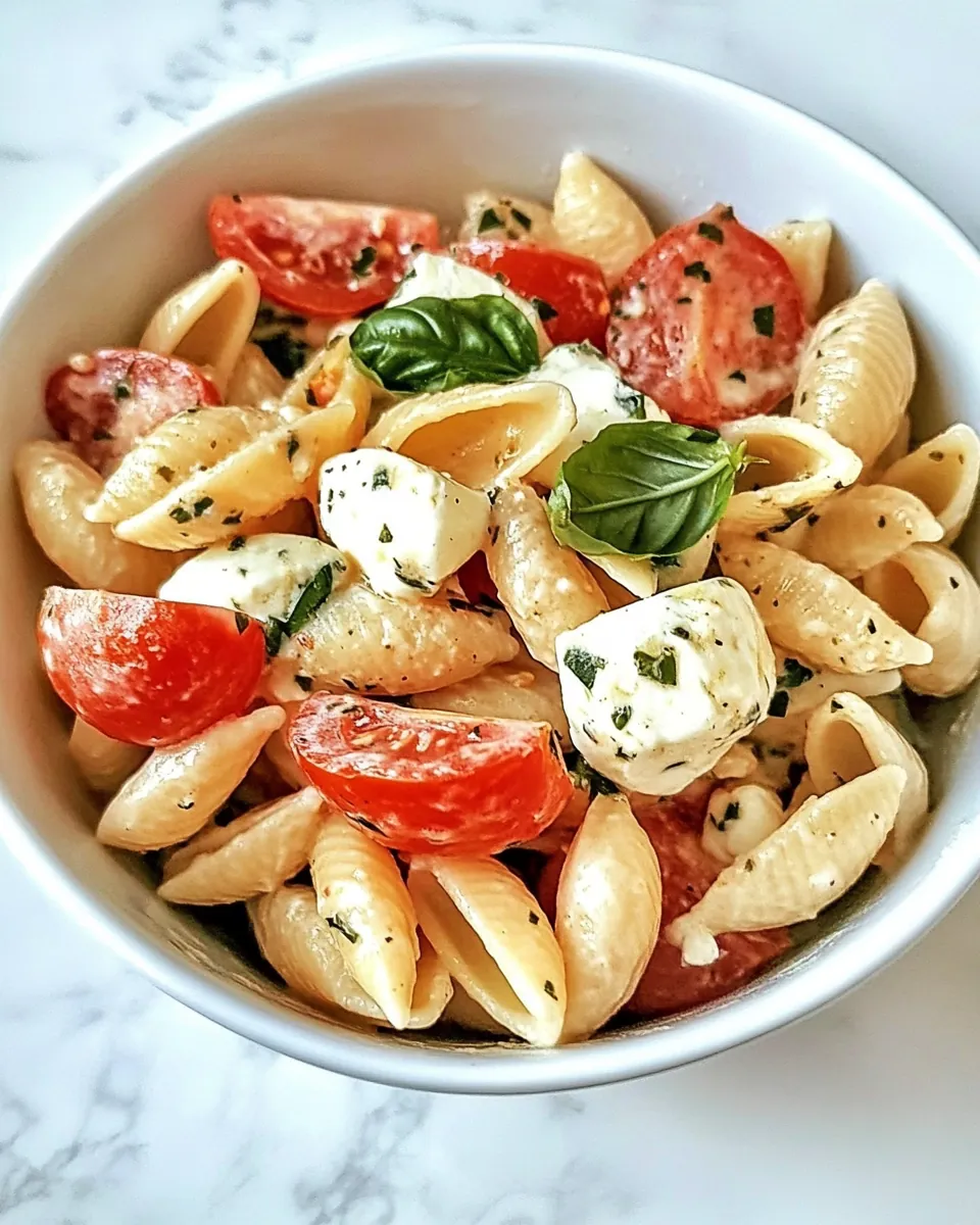 Tomato Basil Pasta Salad
