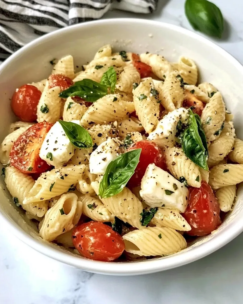 Tomato Basil Pasta Salad