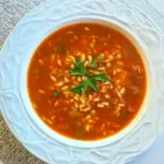 Tomato Rice Soup