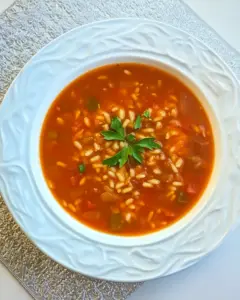 Tomato Rice Soup