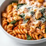 Tomato Spinach Chicken Pasta