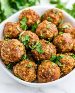 Turkey Chorizo Meatballs