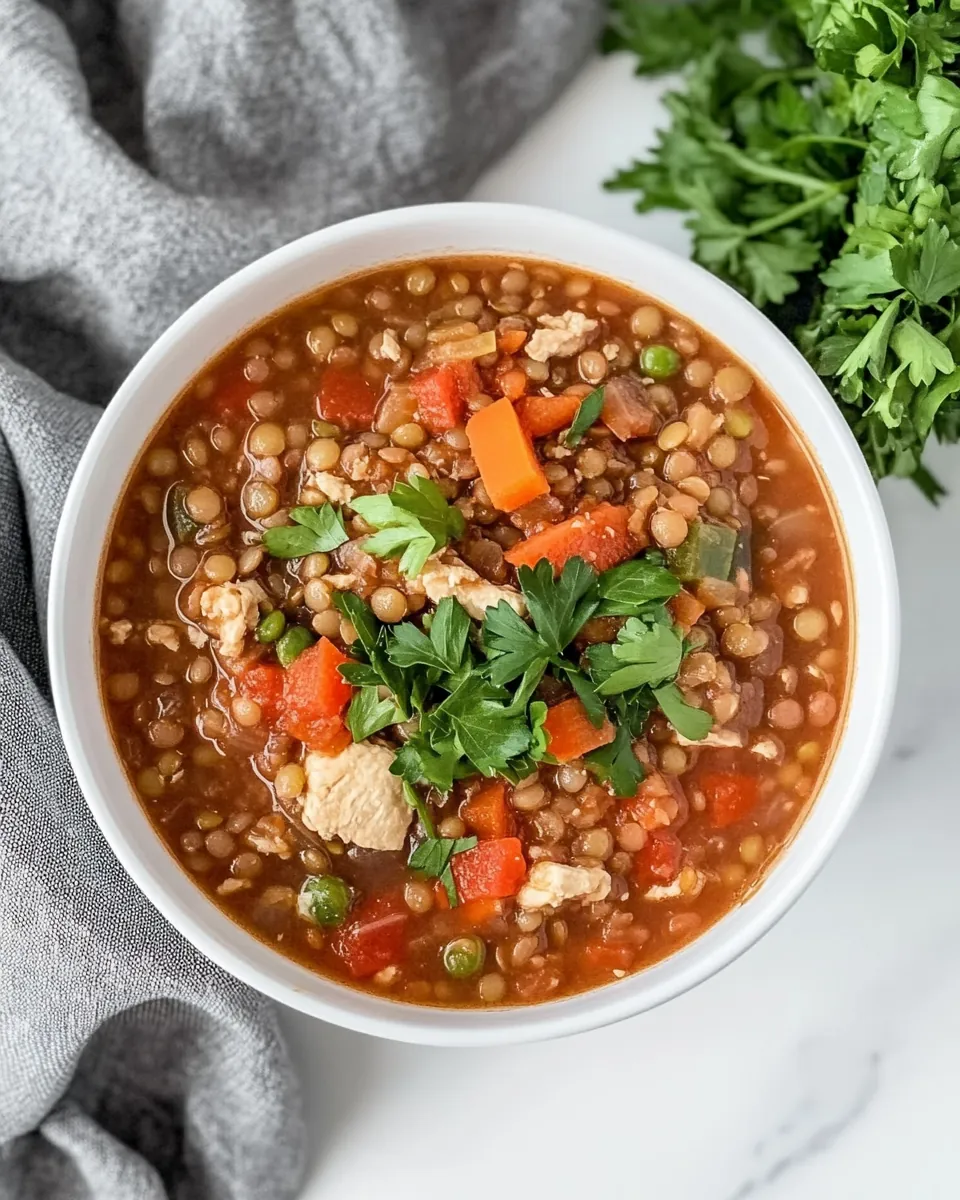 Turkey Lentil Soup