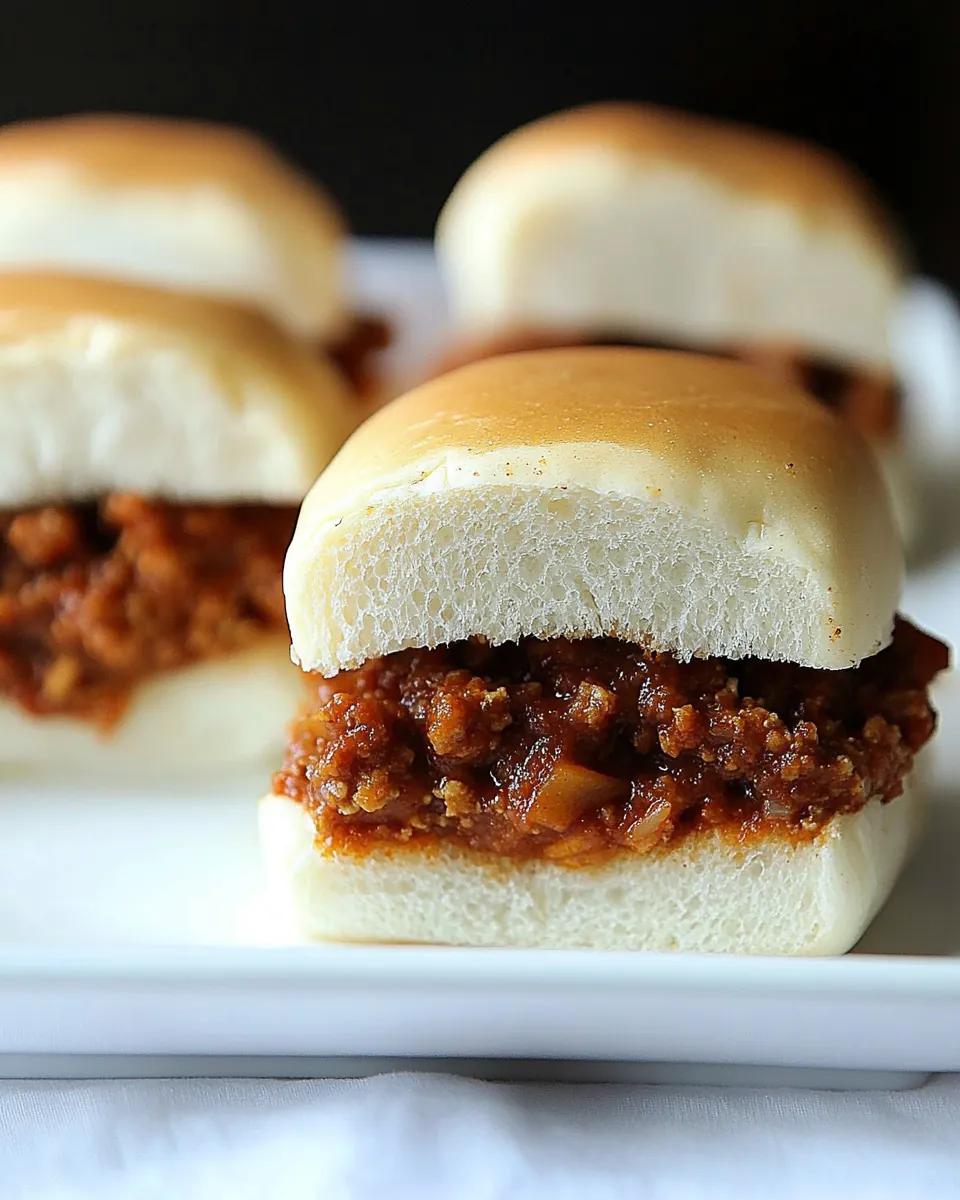 Turkey Sloppy Joe Sliders