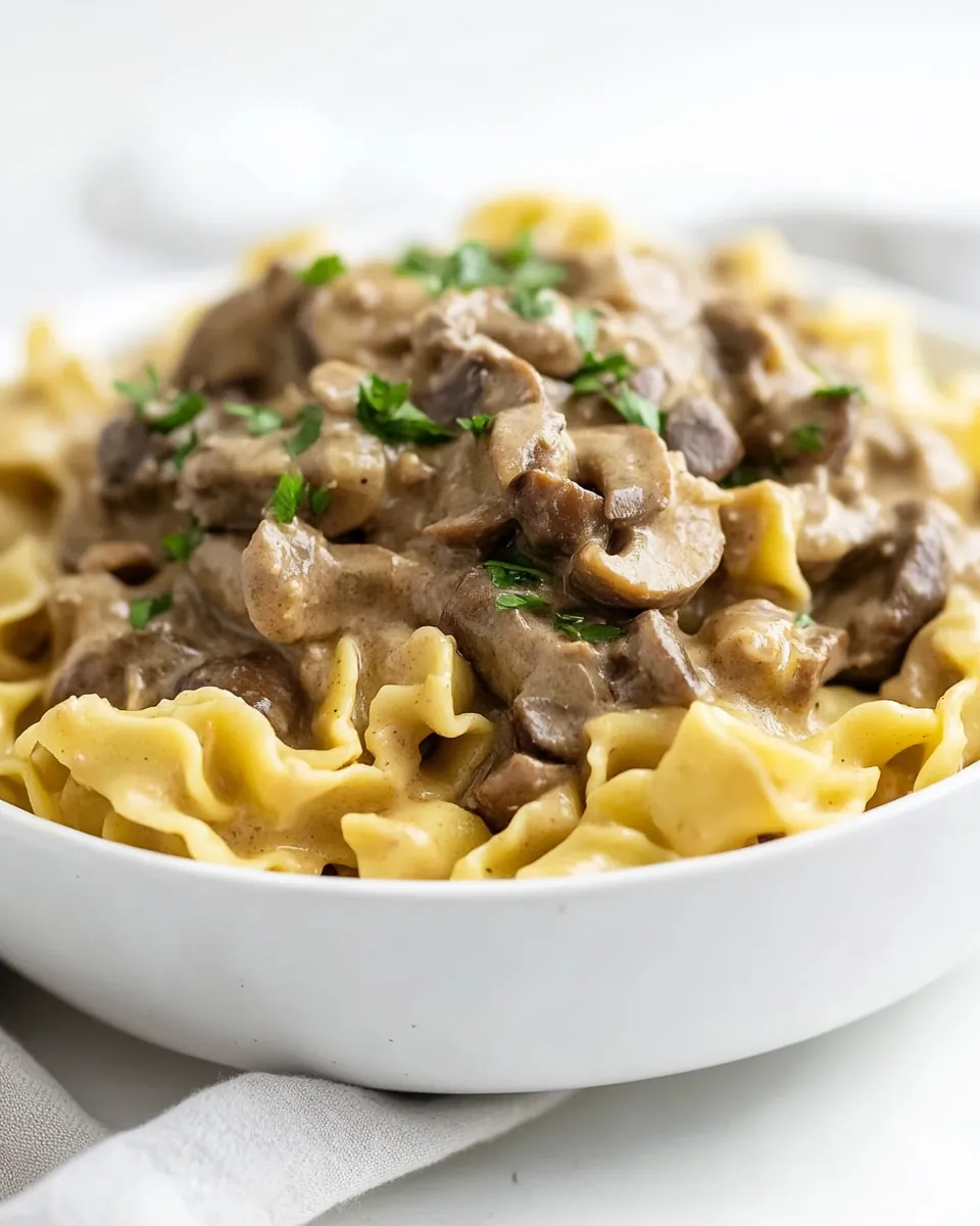 Turkey Stroganoff
