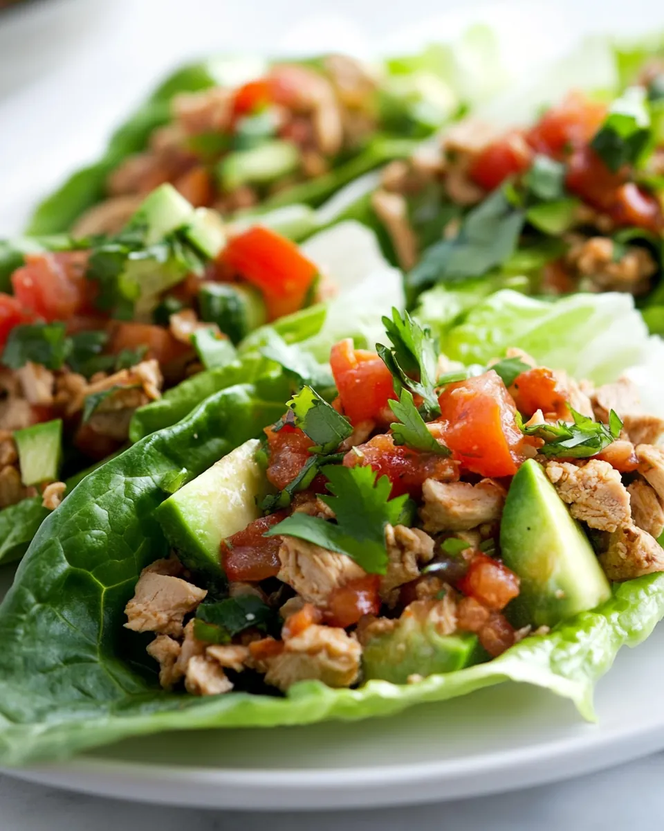 Turkey Taco Lettuce Wraps
