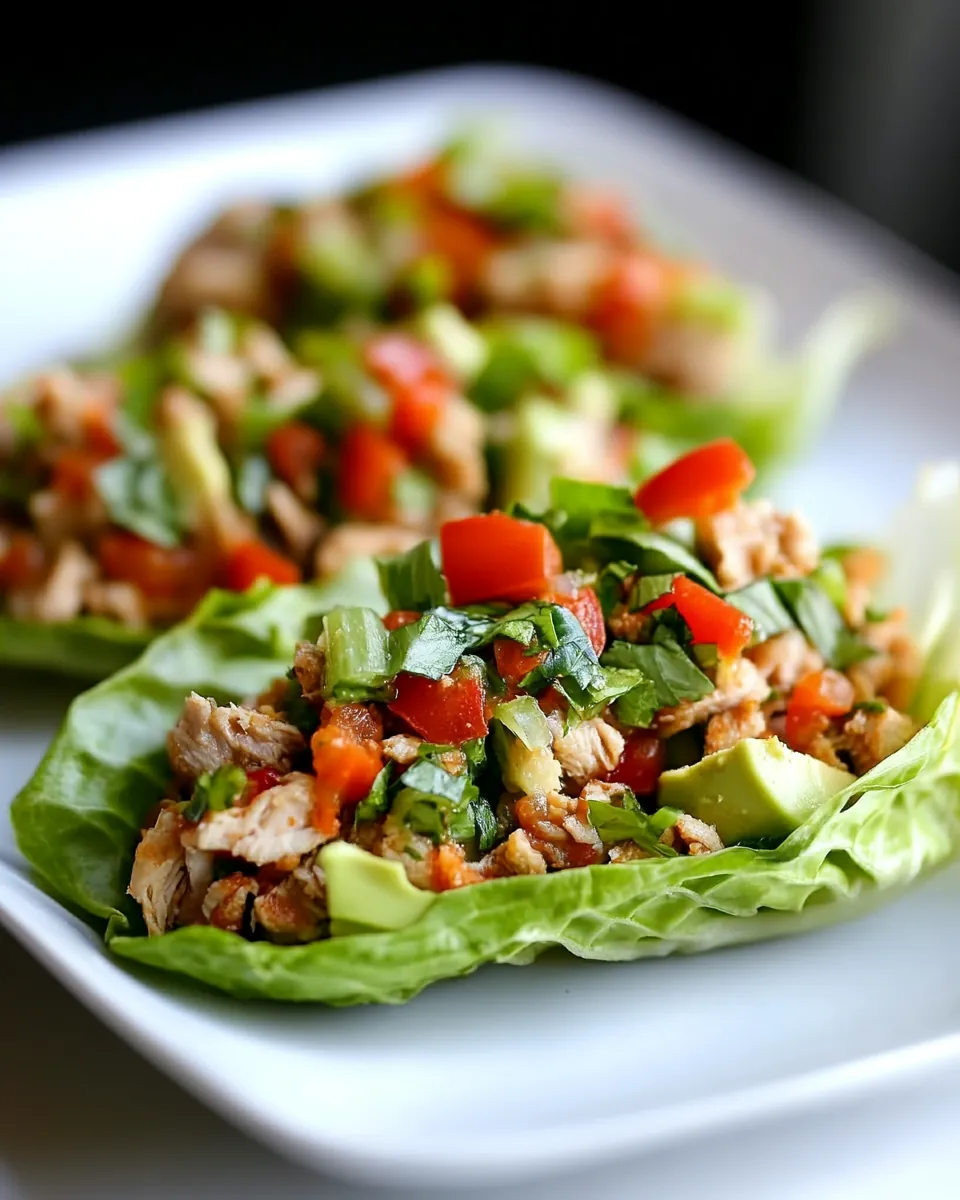 Turkey Taco Lettuce Wraps