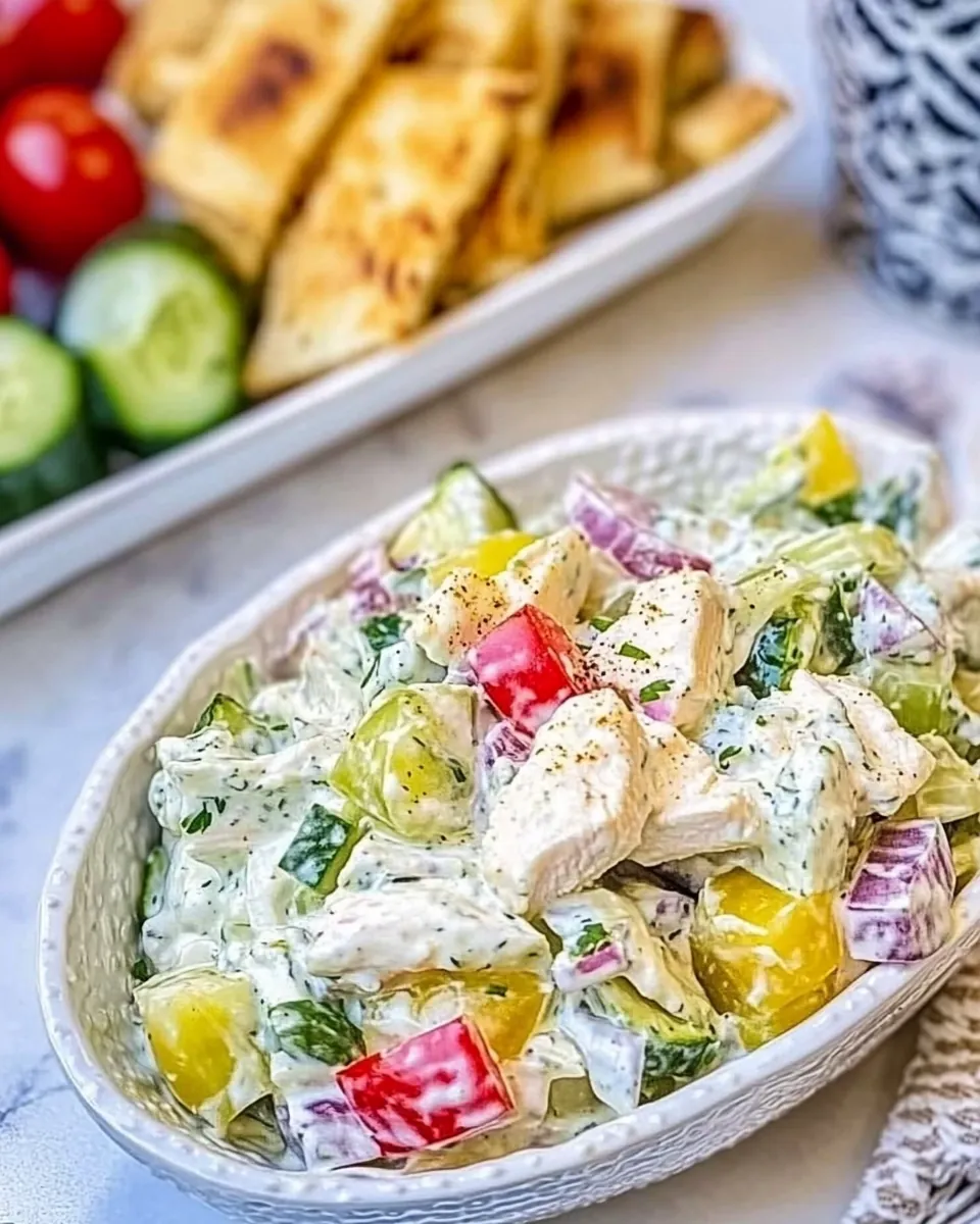 Tzatziki Chicken Salad