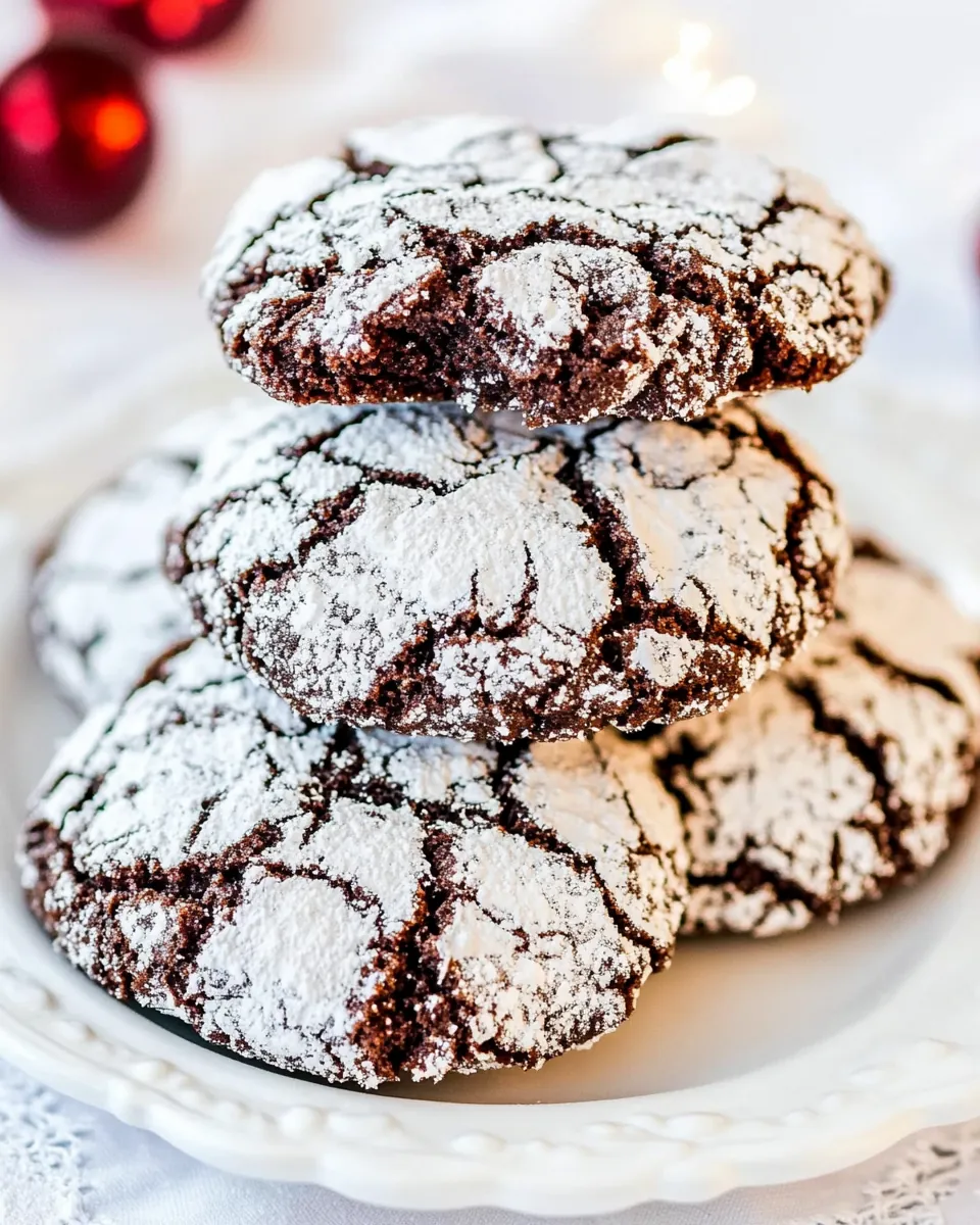 Ultimate Chocolate Crinkle Cookies Recipe
