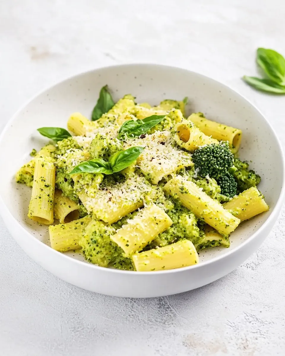 Vegan Broccoli Pesto Pasta
