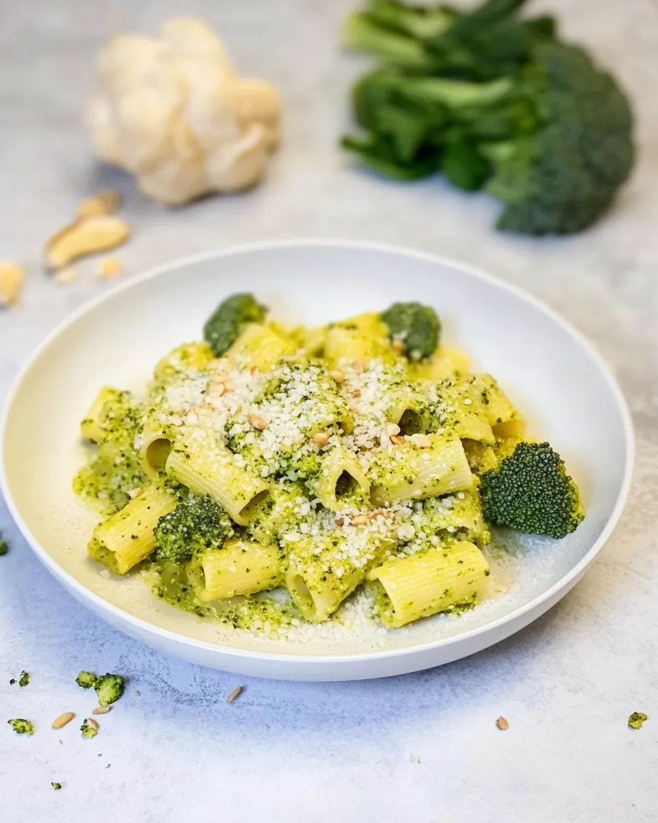 Vegan Broccoli Pesto Pasta