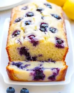 Vegan Lemon Blueberry Bread