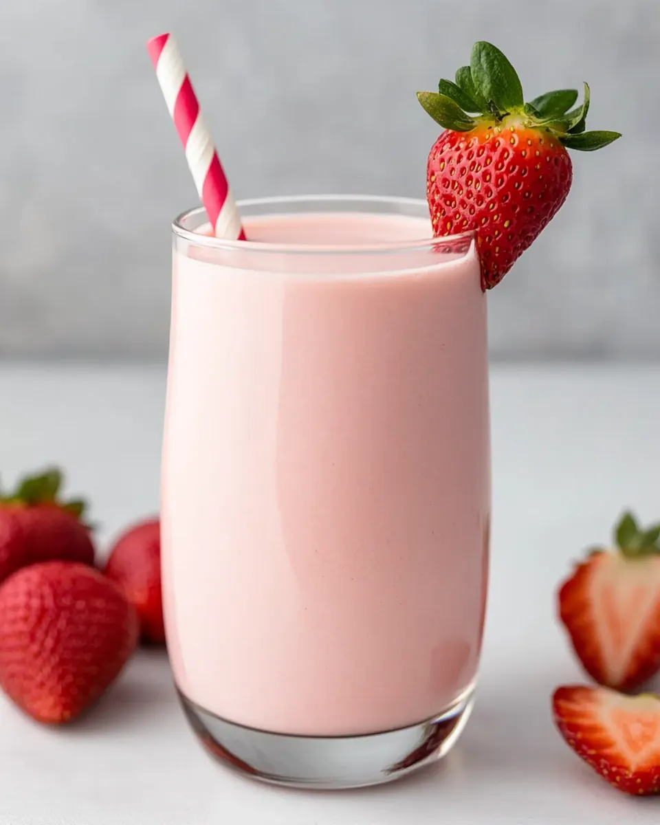 Vegan Strawberry Milk