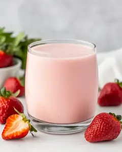Vegan Strawberry Milk