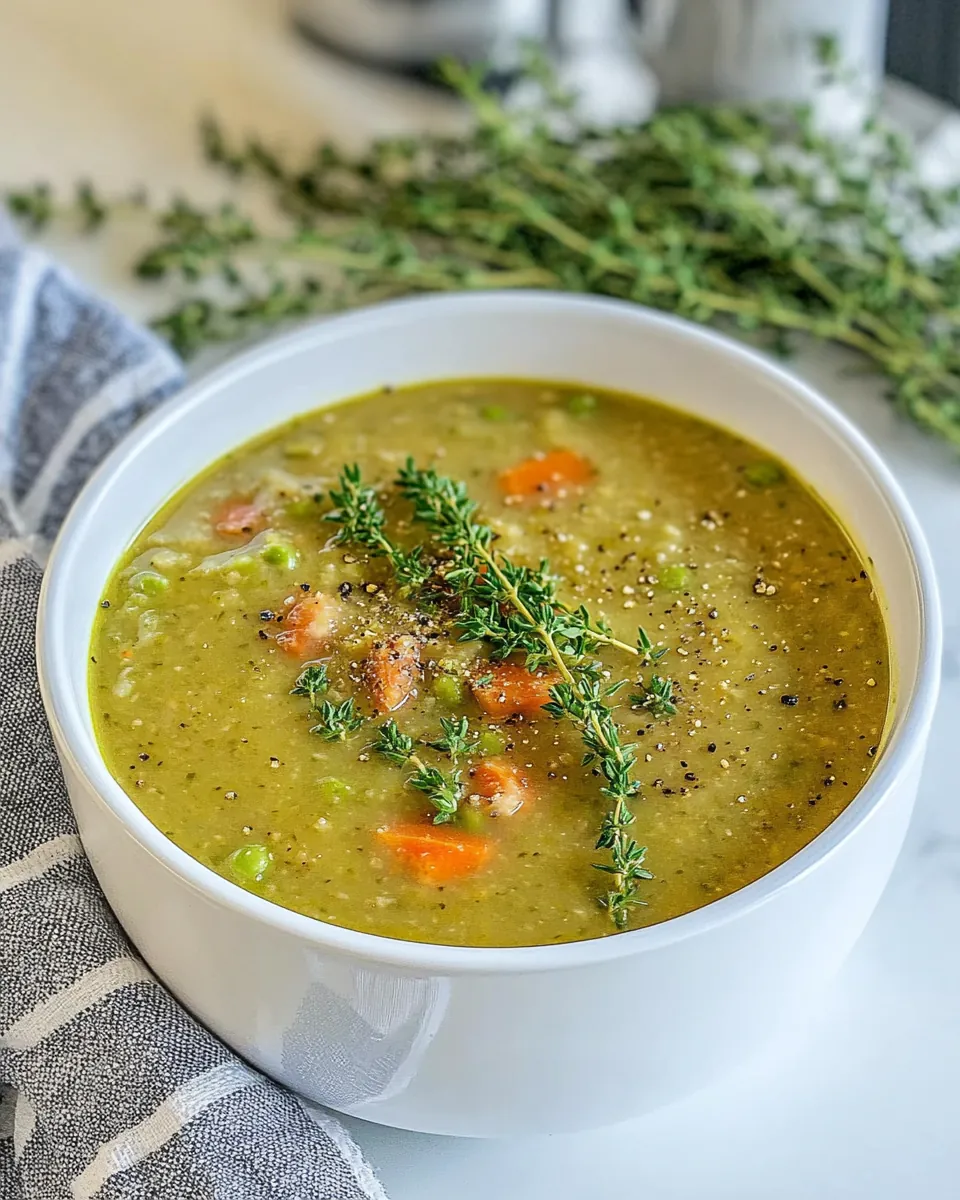 Vegetarian Split Pea Soup