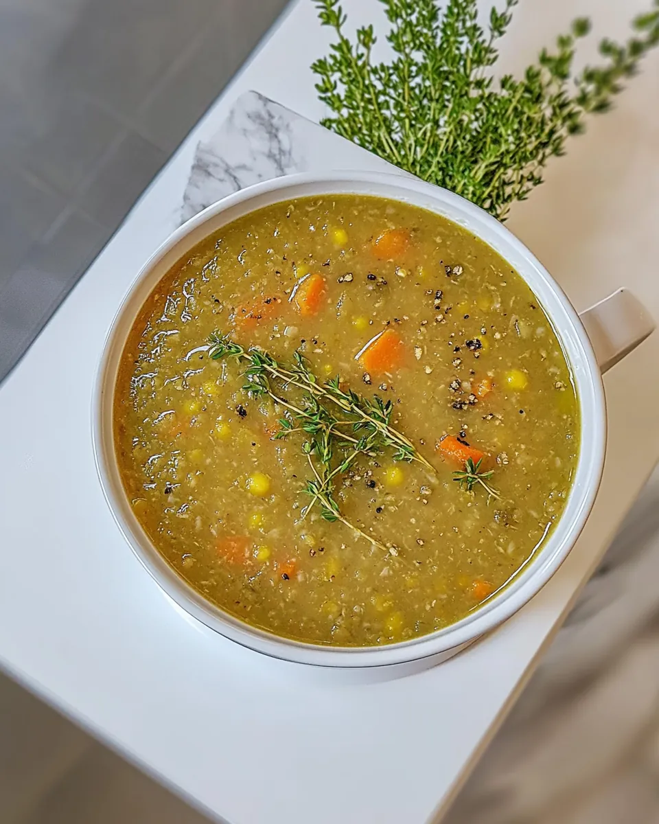Vegetarian Split Pea Soup