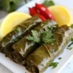 Vegetarian Stuffed Grape Leaves