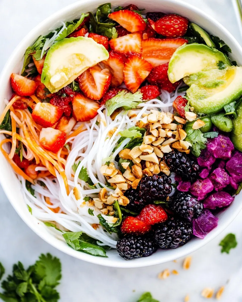 Vietnamese Rice Noodle Salad Bowls