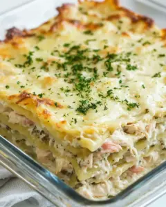 White Chicken Lasagna