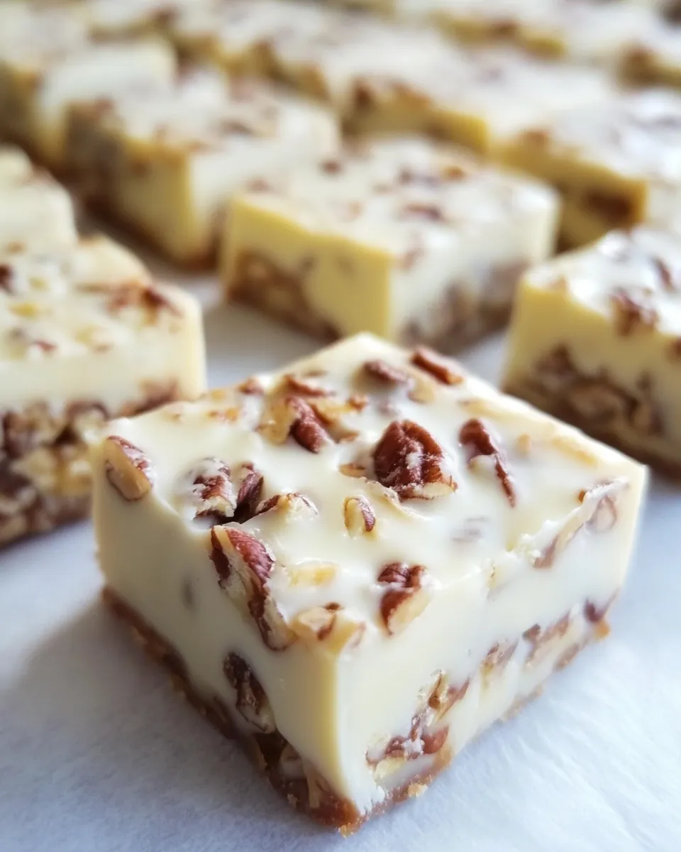 White Chocolate Pecan Candy