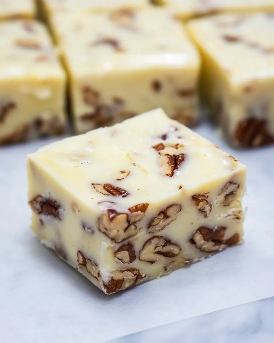 White Chocolate Pecan Candy