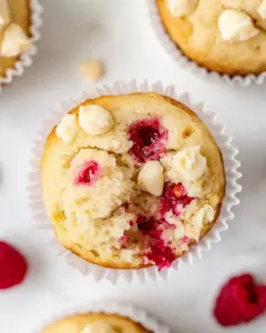 White Chocolate Raspberry Muffins