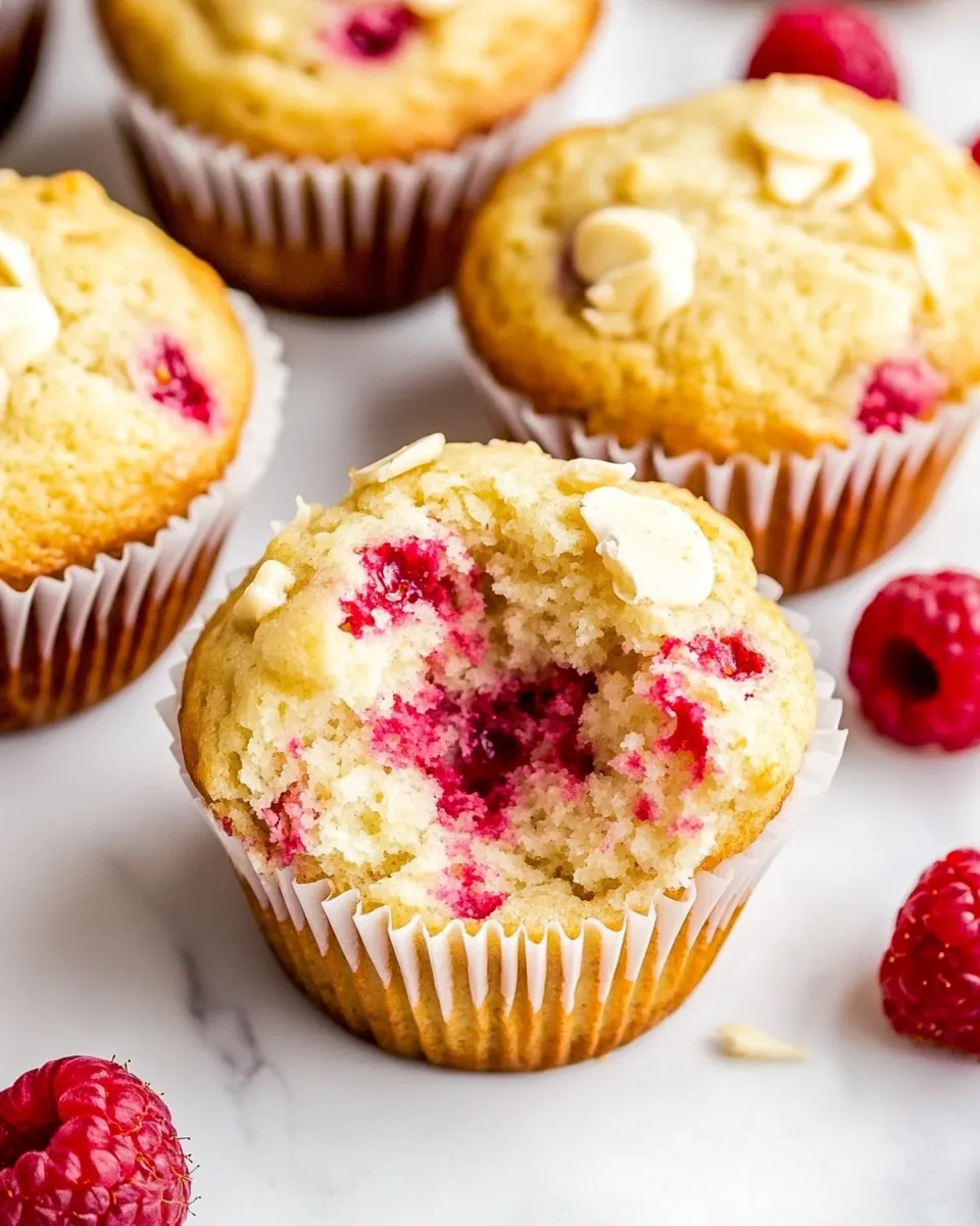 White Chocolate Raspberry Muffins
