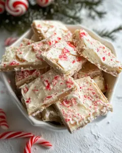 White Chocolate Saltine Toffee