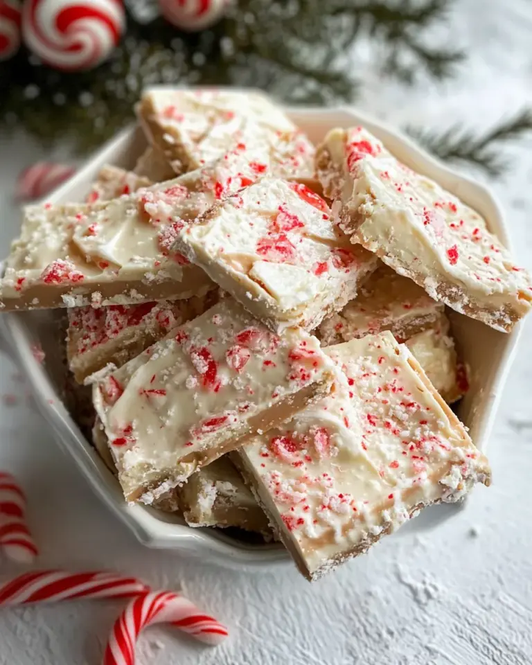 White Chocolate Saltine Toffee