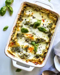White Pesto Lasagna