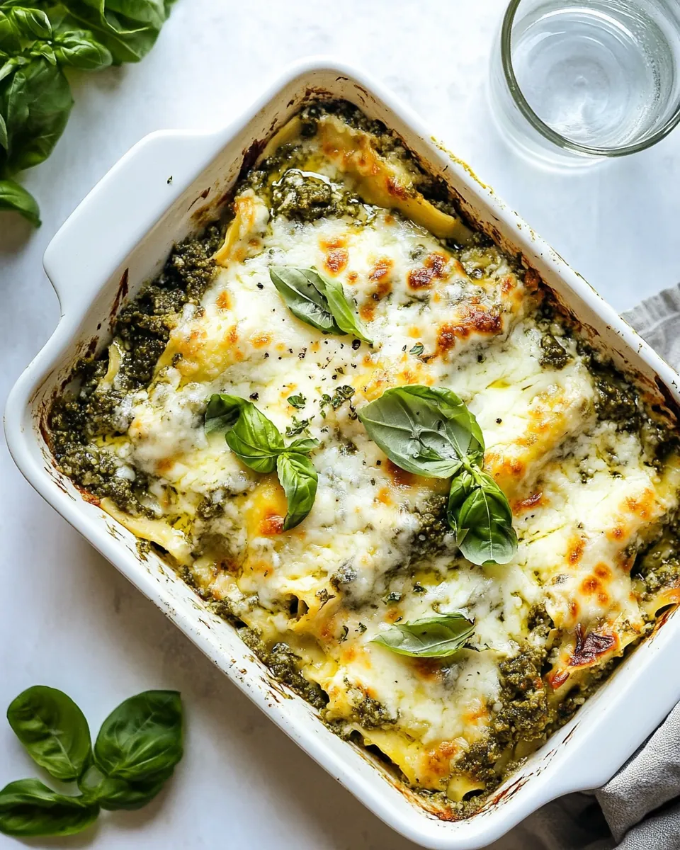 White Pesto Lasagna