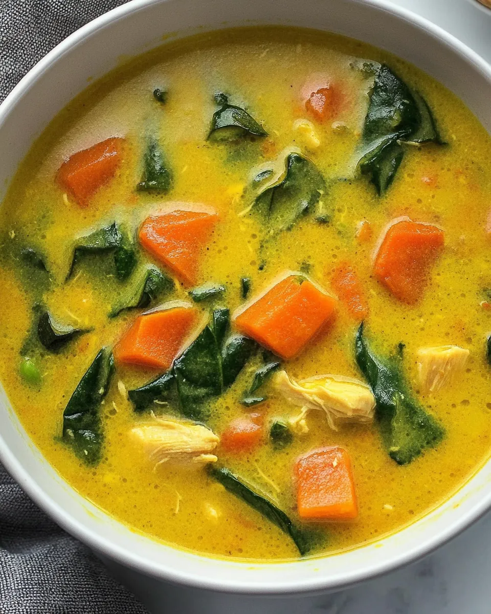 Whole30 Instant Pot Turmeric Tahini Chicken Soup