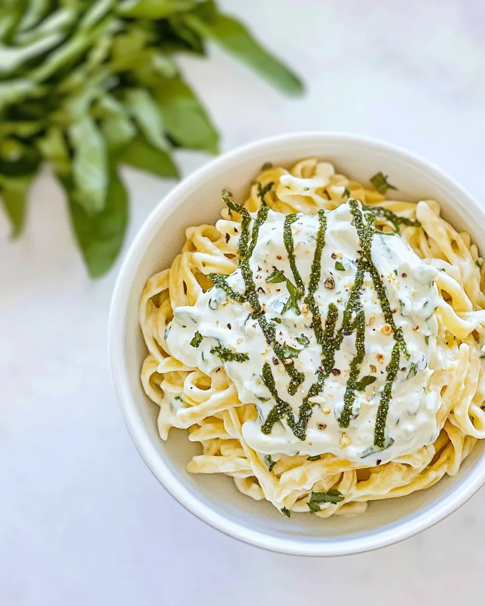 Yogurt Pasta Sauce