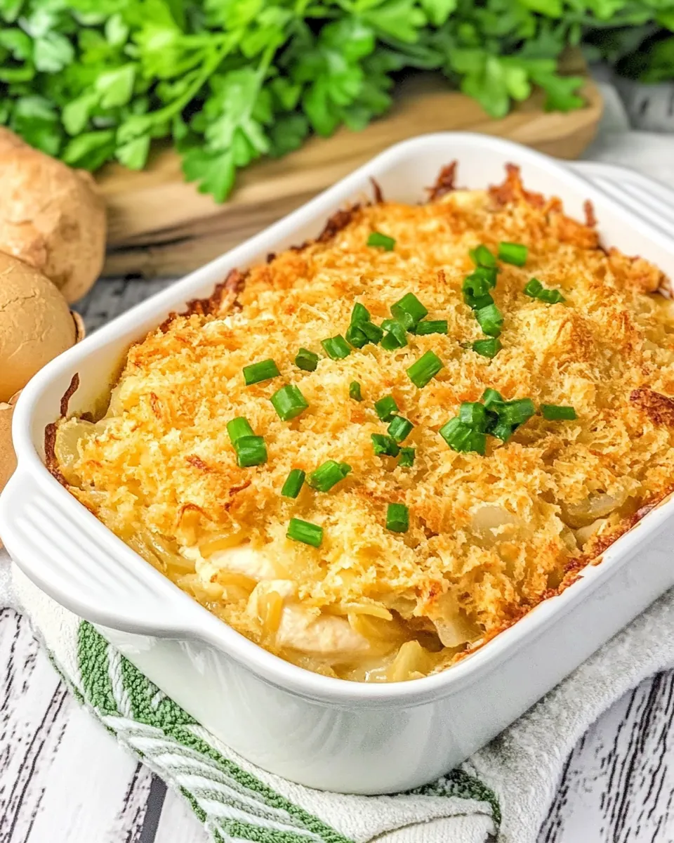 French Onion Chicken Casserole