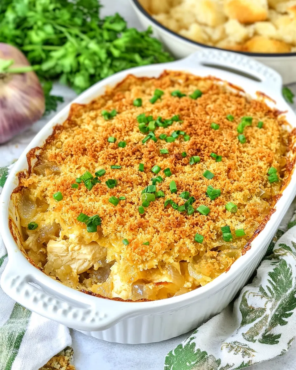 French Onion Chicken Casserole