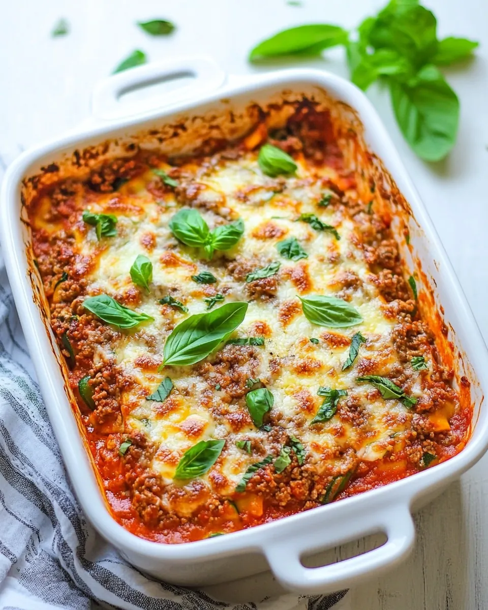 Zucchini Lasagna