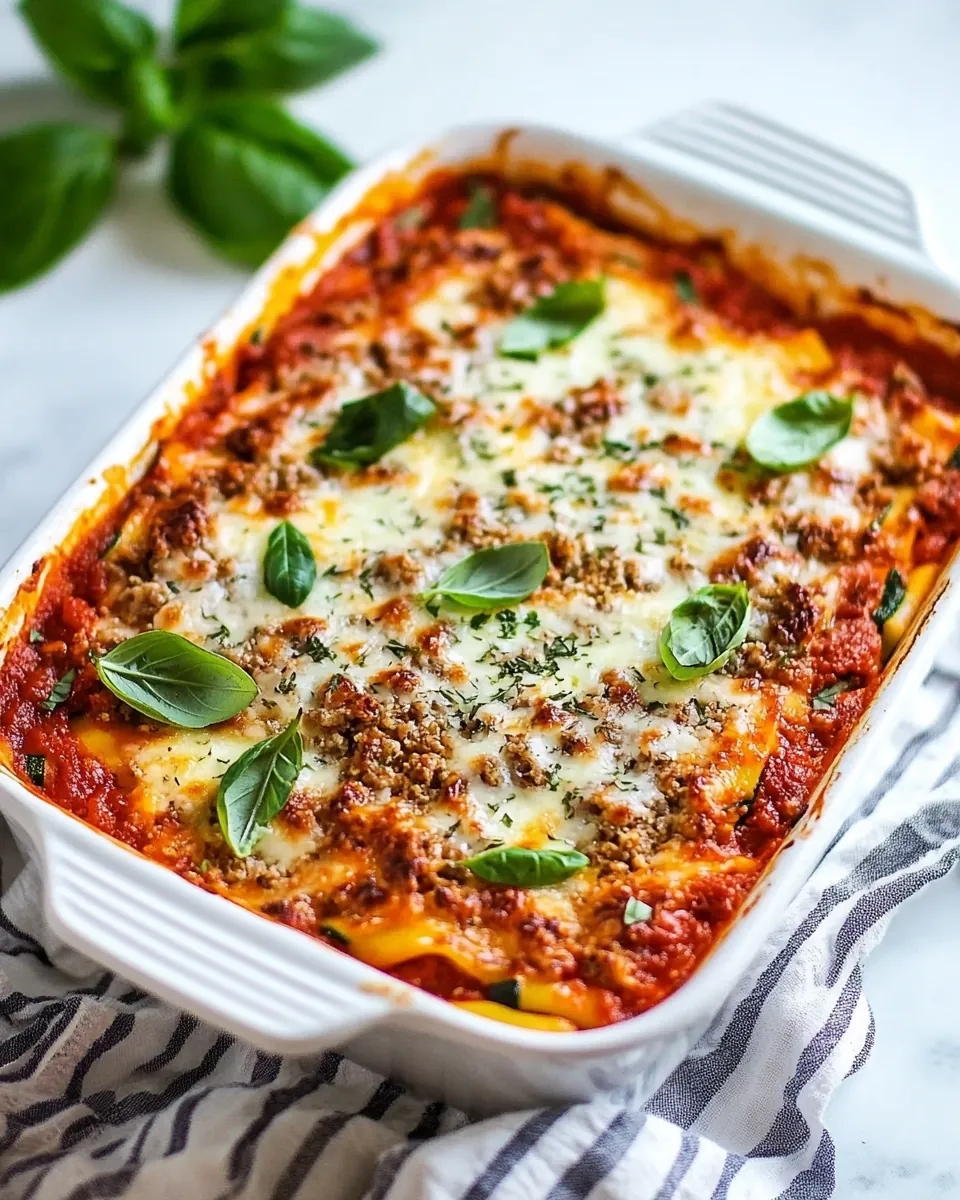 Zucchini Lasagna