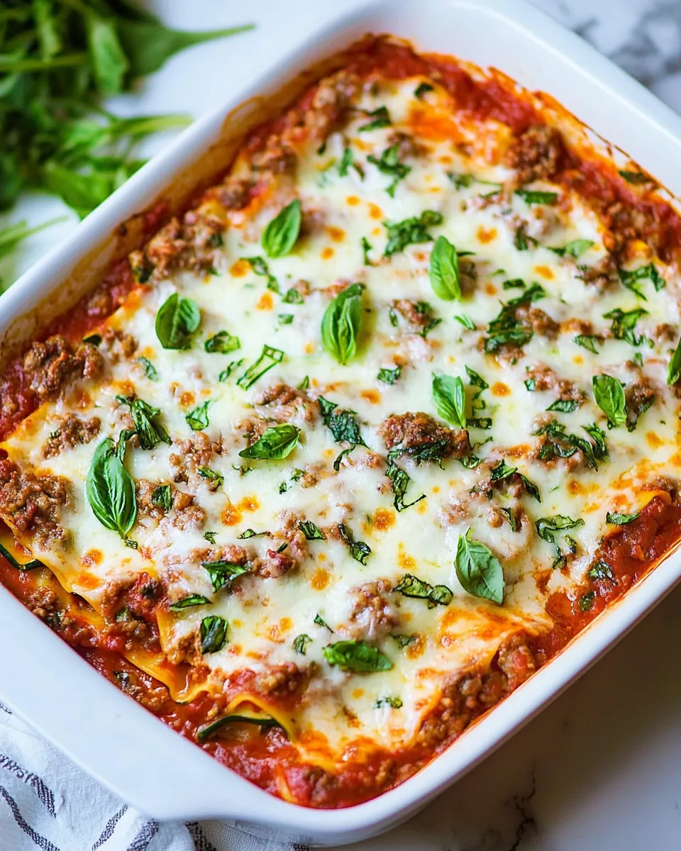 Zucchini Lasagna