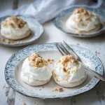 Mini Pavlovas with Whipped Cream Nougat